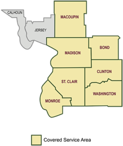 Service Area Map - Illinois